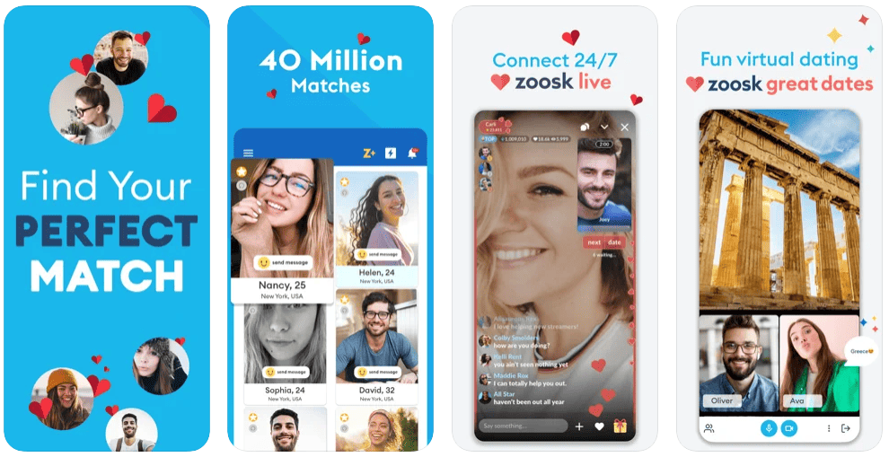 zoosk best dating apps features